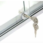 Serrure et penture de porte en verre, serrure de porte en verre. serrure de porte coulissante. serrure ...