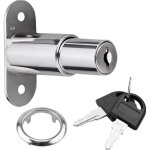 Serrure de placard � cylindre de pression pour porte coulissante, serrure � boulon avec cylindre diff�rent, ...