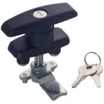 Serrure � poign�e en t, serrure � poign�e en t fixe arri�re / cl� de serrure, serrure de porte de garage, ...