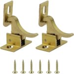 Serrure de porte � 90 degr�s - 2 p�nes de verrouillage, serrure � cylindre coulissant avec vis, convient ...