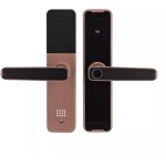Serrure de porte biom�trique � empreintes digitales poign�e de porte intelligente �lectronique, mot de ...