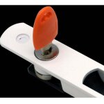 Serrure de porte coulissante, lot de 2 poign�es de porte coulissante en verre, montage encastr�, � cl�, ...
