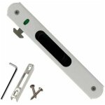 Serrure de porte coulissante - garnitures de quincaillerie de verrouillage simple de fen�tre de porte ...