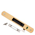 Serrure de porte coulissante - garnitures de quincaillerie de verrouillage simple de fentre de porte ...