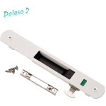 Serrure de porte coulissante moderne pour fen�tre et porte coulissante en verre, s�curit� � domicile(blanc) ...