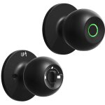Serrure de porte intelligente � empreinte digitale, poign�e de porte intelligente � empreinte digitale ...