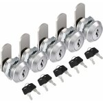 Serrures de scurit 16mm , 12pcs serrure de tiroir cabinet avec 24 cls verrou, serrures de bote aux ...