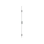 Ferco - serrure secury automatic sf2 axe 50 mm entraxe 70 mm ttire largeur 16 mm c7 l 2150 mm cote ...