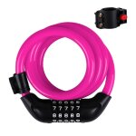 Sunxury - serrure de vlo 120 cm serrure  combinaison numrique  5 chiffres pour vlo vhicule lectrique ...