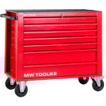 Mw tools - servante d'atelier 7 tiroirs rouge extra large 1055 mm avec verrouillage intgr dans la poigne ...