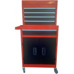 Domac ? servante d'atelier en m�tal 7 tiroirs ? bac de rangement mobile ? charge maximale 46 kg ? dimensions ...