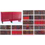 Mw tools - servante d'atelier complte extra large mega ev xxl 782 outils mwe999g5a