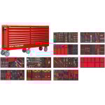 Servante d'atelier compl�te extra large mega ev xxl 782 outils mw tools mwe999g6a