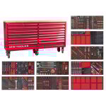 Mw tools - servante d'atelier complte extra large mega xxl 729 outils mwe799g5a