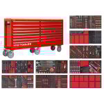 Servante d'atelier compl�te extra large mega xxl 729 outils mw tools mw tools mwe799g6a