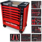 Servante d'atelier kraft muller km - xxl pro ii daily edition 257 outils - cl� dynamo - 7 tiroirs outill�s ...