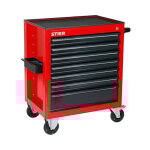 Servante d'atelier, non garnie - vide, chariot  outils, armoire roulante, avec rails de tiroir monts ...