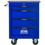Servante d?atelier roulante chariot � outils multifonctionnel � 4 tiroirs avec roues, chariot de rangement ...