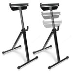 Servante d'atelier  rouleau support  rouleaux rglable en hauteur 68 - 108cm jusqu' 6090 kg - 2x - ...