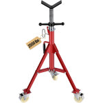 Servante de tubes a tete en v sur roulettes servante tuyauteur charge 400 kg servante tuyaux structure ...