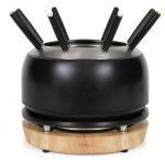 Service � fondue 1200w 8 fourchettes noir - livoo - doc339