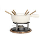Service a fondue tradition livoo men426c - 2, 6l - 6 personnes - fonte maille - 6 fourchettes - caquelon ...