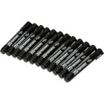 Set de 12 marqueurs permanents noirs pointe ronde stylo Étanche - kotarbau Set de 12 marqueurs permanents noirs pointe ronde stylo Étanche - kotarbau