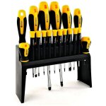 Set de 18 tournevis magntiques de prcision - plats, philips, torx