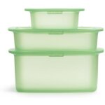 Set 3 bo�tes en silicone - reuse & reduce - lekue