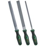 Set de 3 r�pes (r�pes a bois robustes plates / rondes / demi - rondes acier au carbone dur) - bosch