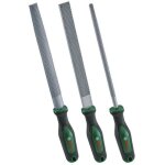 Set de 3 r�pes (r�pes a bois robustes plates / rondes / demi - rondes acier au carbone dur) - bosch