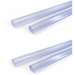 Set 4 paracolpi striscia profilo portiera auto tuning pvc transparente 88cm 68cm Set 4 paracolpi striscia profilo portiera auto tuning pvc transparente 88cm 68cm