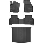 Set 77 tapis et moquettes en caoutchouc vw touran 2  partir de 2015 - 7 places avec