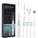 Set brosse � dents �lectrique ultrasonique domestique - d�tartrage et blanchiment - soin dentaire professionne ...