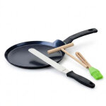Set chandeleur cr�pi�re 26 cm et 3 ustensiles fackelmann brandao
