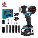 Cl� � chocs sans fil brushless 1800 nm, 3 vitesses, 1 / 2 ' boulonneuse a choc avec 2x588vf batterie ...