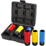 Set de douilles � chocs pour jantes aluminium 17 19 21 mm 3 pi�ces 1 2 pouce