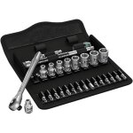 Set de douilles et d'embouts de vissage 1 / 4' wera 8100 sa 7 zyklop metal 1 / 4' (28 pi�ces)