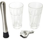 Set � mojito 2 verres et accessoires