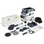 Set ponceuse  long col et aspirateur planex lhs 2 225 eqi / ctm 36 - set - festool