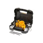 Set de scies cloches bi - m�tal extreme dewalt set universel en mallette de transport 11 pcs.