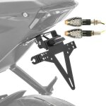 Set support de plaque + 2x clignotants pour kawasaki er - 6f / er - 6n kp12