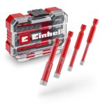 Einhell - set xs - case coffret de 4 forets diamants pour carrelage (coupe  sec, garniture diamante ...