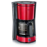 Severin - ka 4817 cafeti�re rouge (m�tallis�), noir nombre de tasse=10