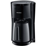Severin - ka 9306 cafetire noir nombre de tasse=8 verseuse thermofuge, avec fonction caf filtre