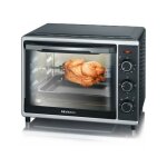 Severin - mini four electrique a chaleur tournante to2056 - 30 l - 1600 w - noir et argent