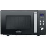 Severin - mw 7763 micro - ondes noir, acier inoxydable 900 w fonction grill