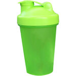 Shaker � prot�ines 500ml avec bille en acier inoxydable, bouteille m�langeuse pp, couleur verte