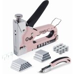 Shall tool - shall pistolet  agrafes robuste 3 en 1 pour tapisserie d'ameublement avec 3000 agrafes, ...