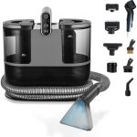 Shampouineuse canap� - nettoyeur de tapis 1200w avec chauffage int�gr� ? vapeur 100�c ? eau chaude 60�c ...